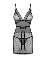 Nuisette et string transparents