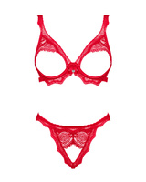 Ensemble rouge audacieux