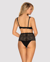 Ensemble : soutien-gorge et culotte taille haute