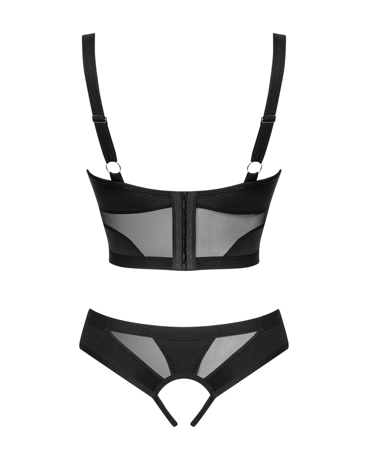 Soutien-gorge et culotte ouverts