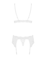 Ensemble en dentelle avec porte-jarretelles