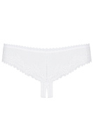 String ouvert blanc sexy