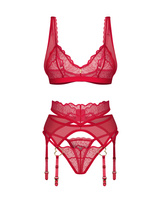 Ensemble lingerie rouge
