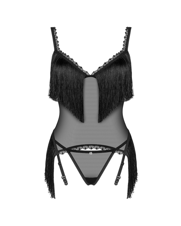 Sherila Corset et string - noir