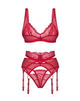 Ensemble lingerie rouge