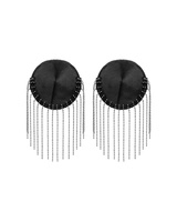 Cache-tétons avec perles argentées