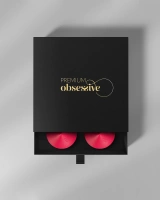 Rouge en cuir naturel cache-tétons