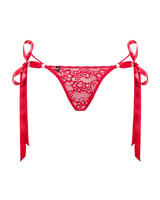 String rouge avec nœuds