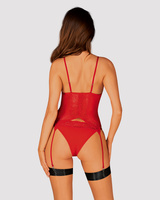 Guêpière sexy rouge