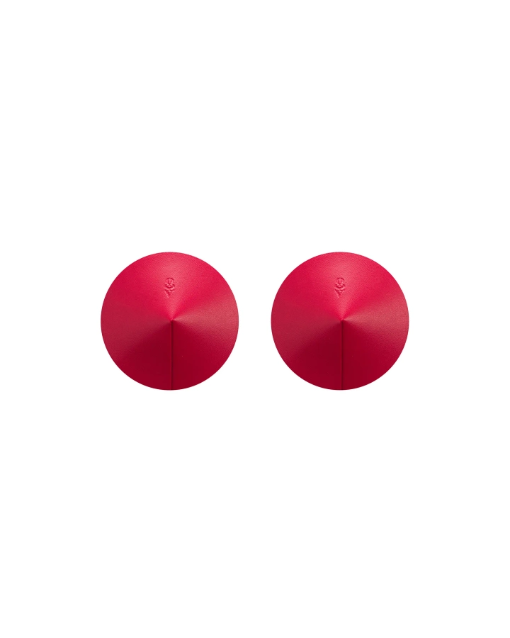 Rouge en cuir naturel cache-tétons