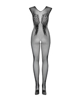 Red knitted bodystocking