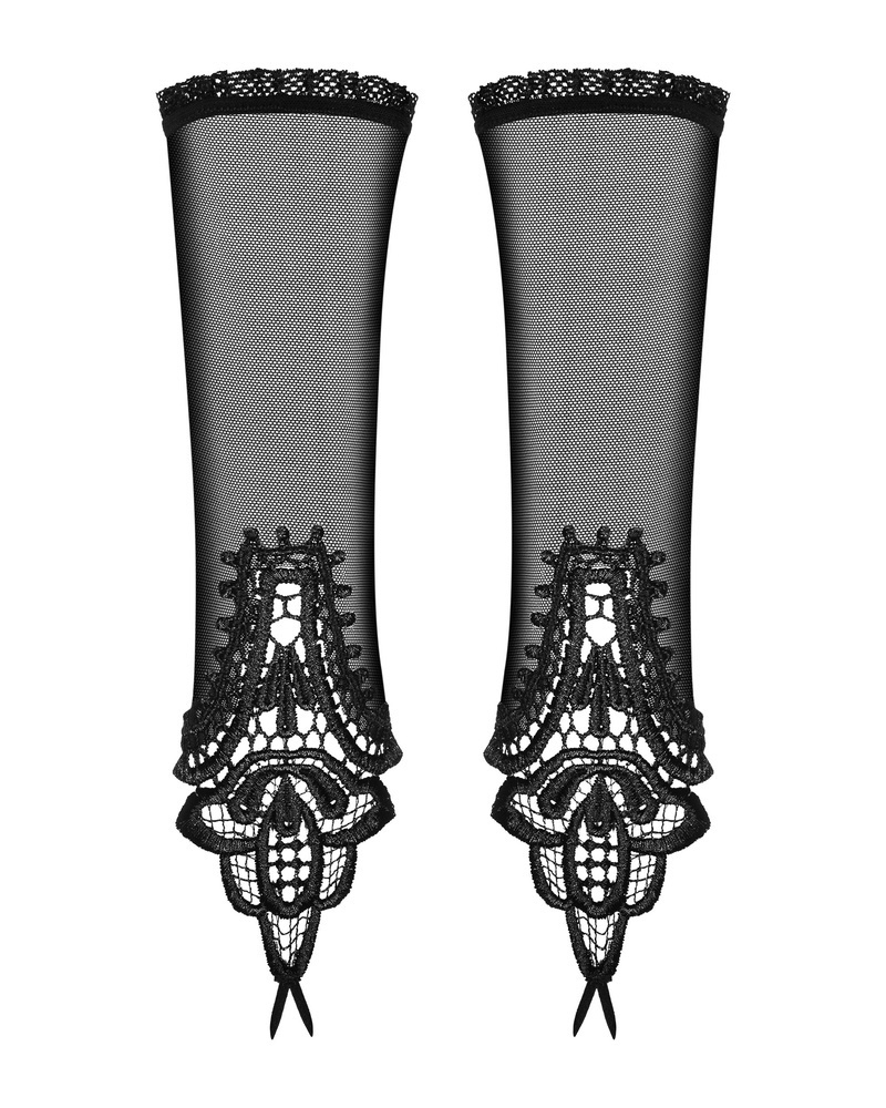 Mitaines noires sexy