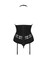 Serafia guêpière et string - Noir