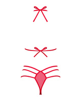 Ensemble rouge sensuel