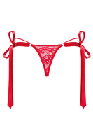 String rouge avec nœuds