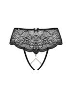 Culotte noire ouverte