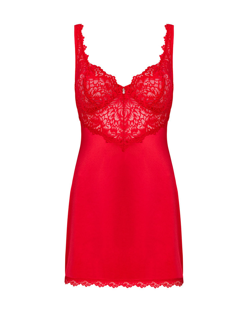 Amor Cherris Nuisette et string - Rouge