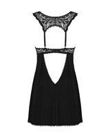 Donna Dream babydoll et String - Noire