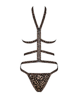 Un ensemble audacieux en imprimé léopard