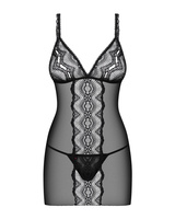 Nuisette et string noir