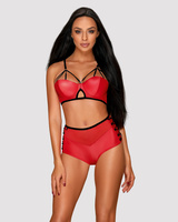 Ensemble épicé : soutien-gorge et shorties