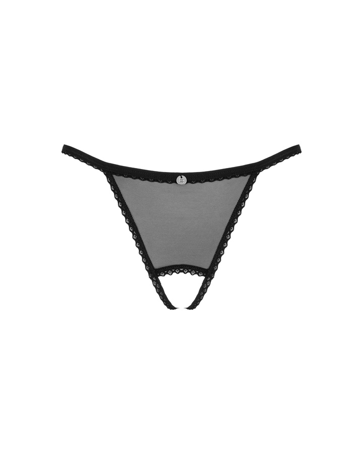 Celia string ouvert noir