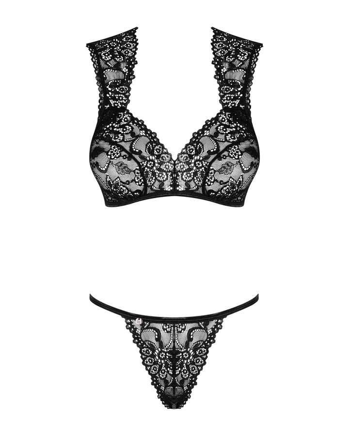 Ensemble en dentelle : soutien-gorge et culotte