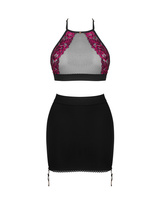 Rosenty ensemble Top et Jupe - Noir