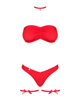 Ensemble avec tour de cou et jarretelles