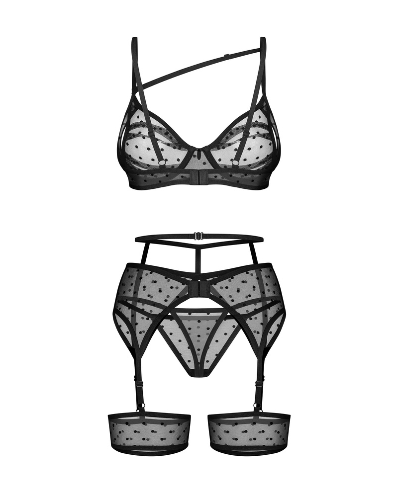 Lingerie à pois pour femme