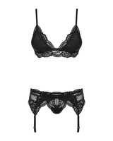 Ensemble en dentelle avec porte-jarretelles