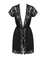 Elegant peignoir noir