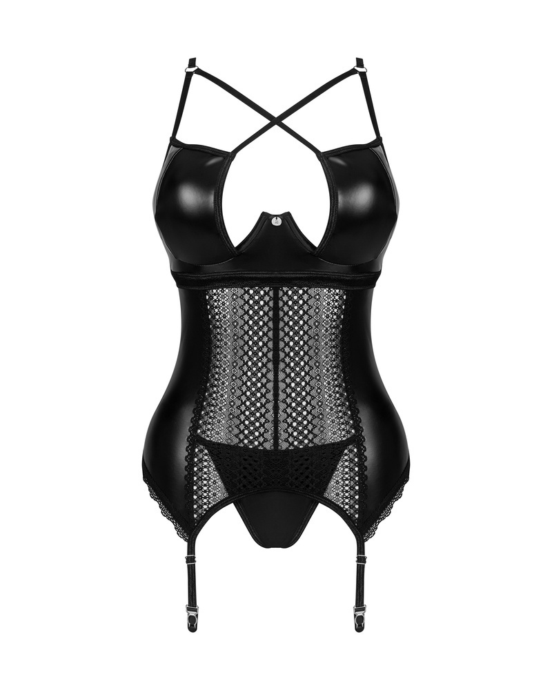 Norides Corset et string - noir