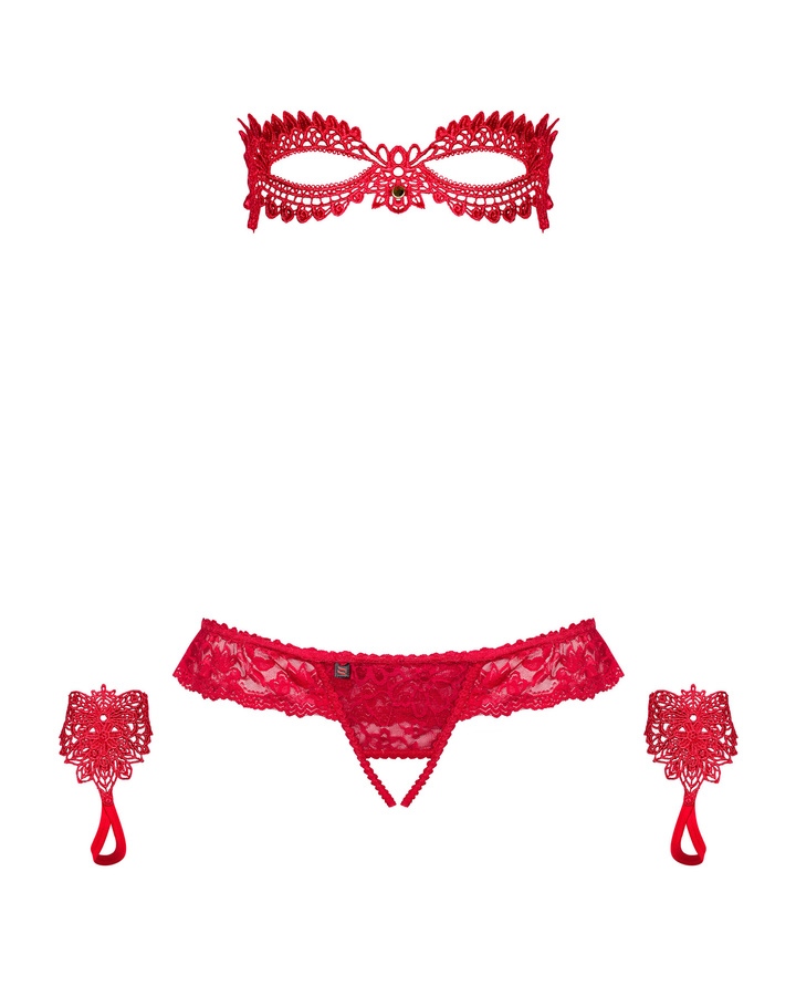 Ensemble rouge sensuel