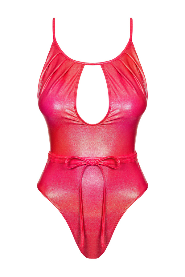 Maillot de bain une pièce rouge