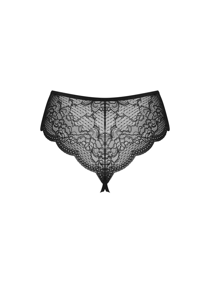 Culotte noire ouverte