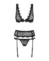 Berry set with garter belt