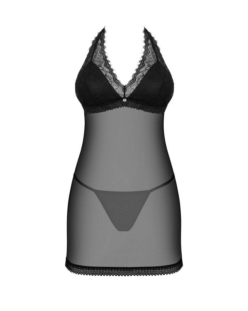 Medilla nuisette et string - Noire