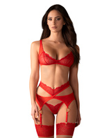 Ensemble lingerie rouge