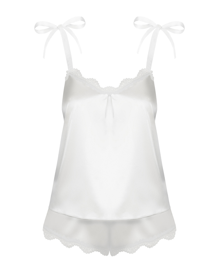 Top et culotte blancs