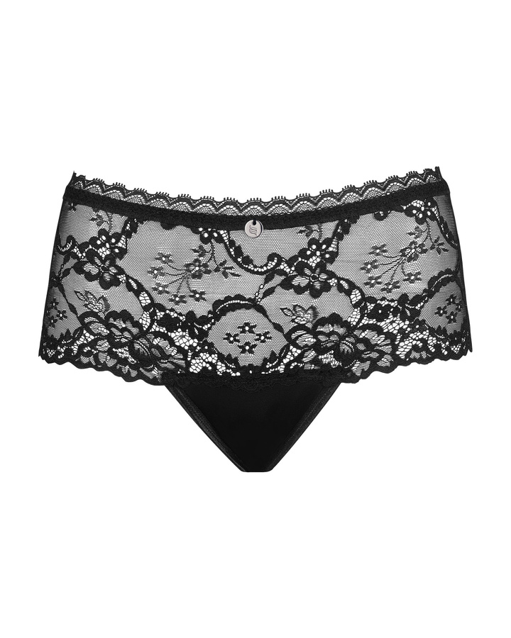 Shorty en dentelle noire