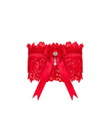 Jarretière rouge Amor Cherris