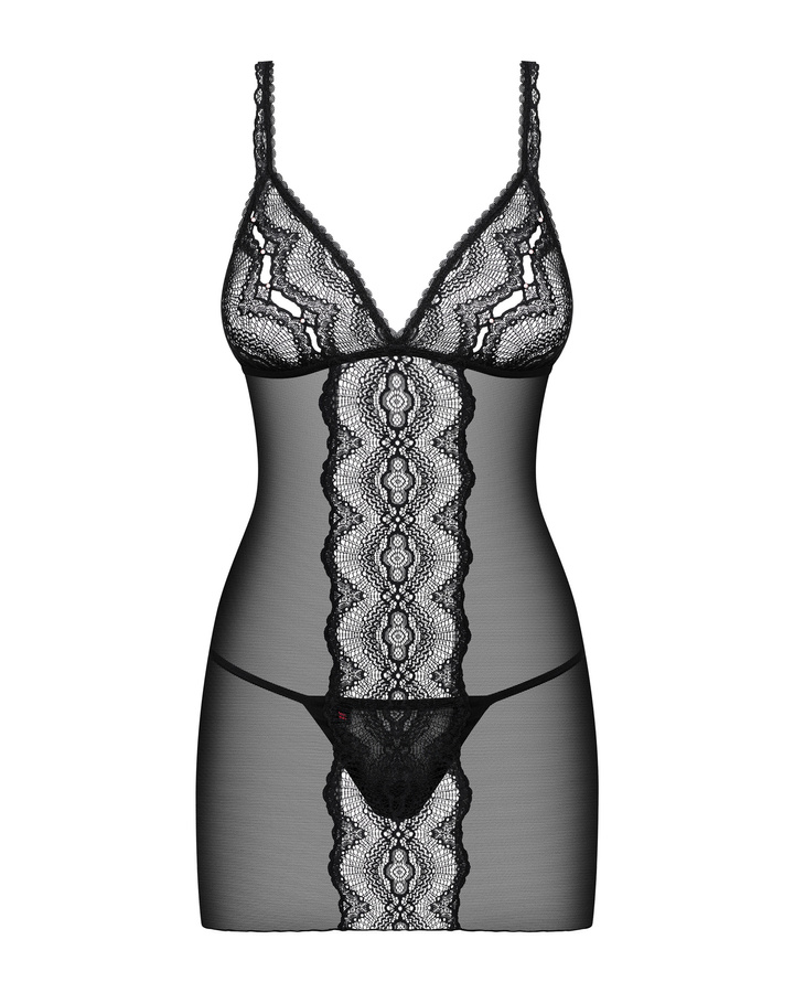 Nuisette et string noir