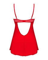 Nuisette et string rouges