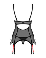 Corset avec porte-jarretelles amovibles