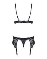 Ensemble en dentelle avec porte-jarretelles