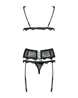 Berry set with garter belt