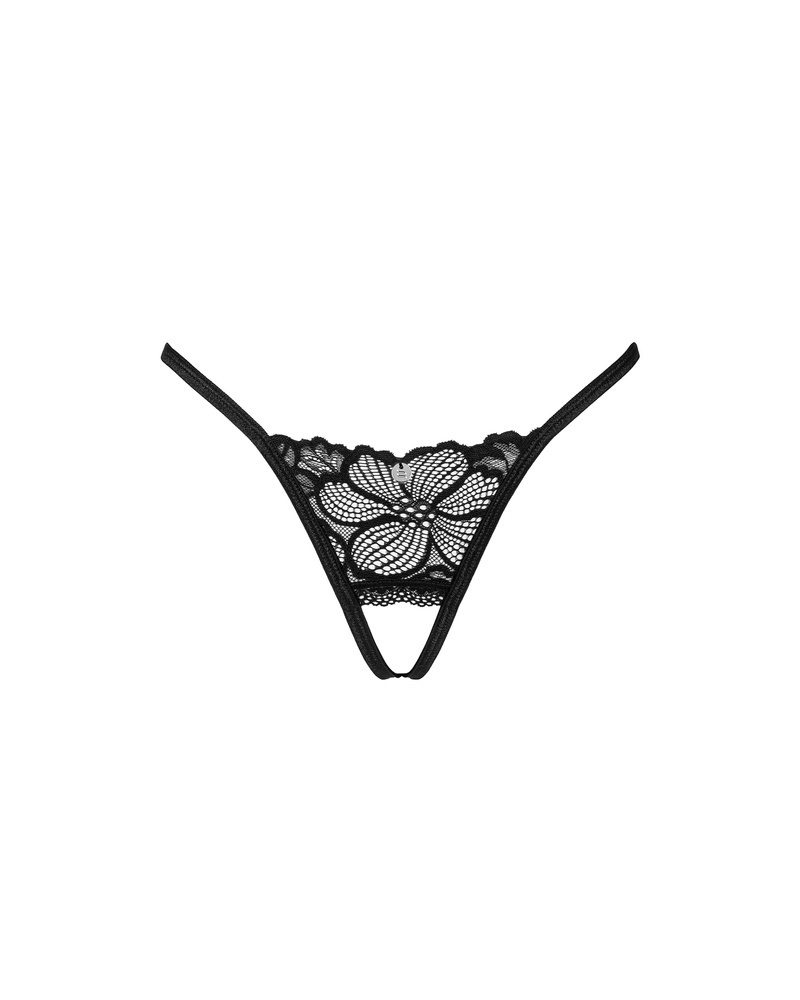 Serafia String ouvert - Noir