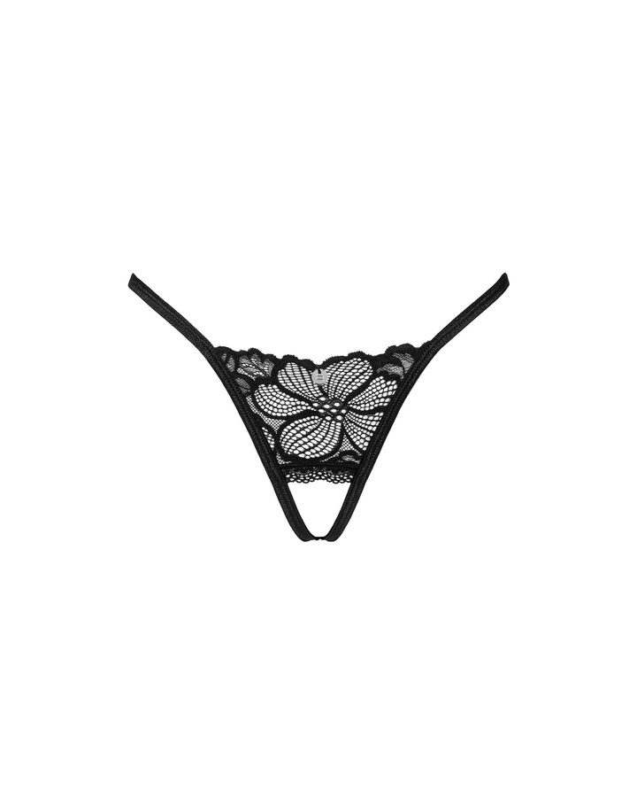 Serafia String ouvert - Noir