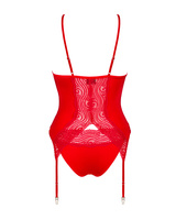 Guêpière sexy rouge